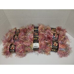 Lot of 9 Lion Brand Fun Fur Prints‎ Yarn Confetti Lot 5672